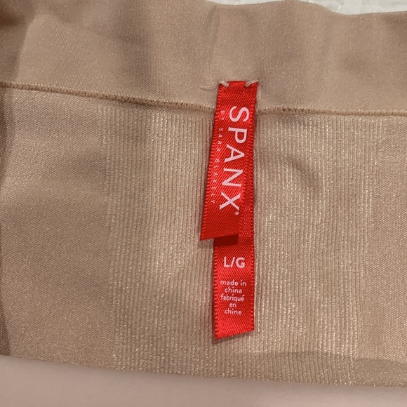 SPANX® OnCore High-Waisted Brief in Soft Nude - Size L - Picture 7 of 14